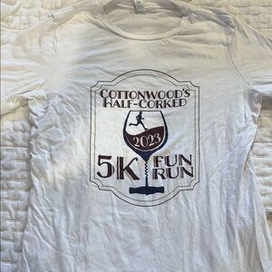 Cottonwood's Half-Corked 5K Fun Run White T-Shirt